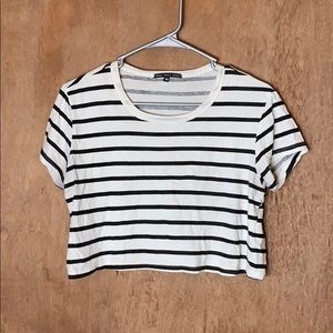 Striped Crop Top (Size M)